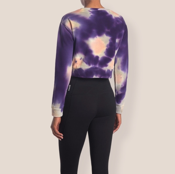 Kappa Marbled Tie-dye Cropped Sweater - Picture 3 of 3